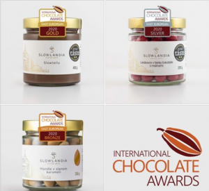 Víťazné produkty Slowlandia na International Chocolate Awards